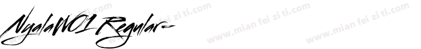 NyalaW01 Regular字体转换
